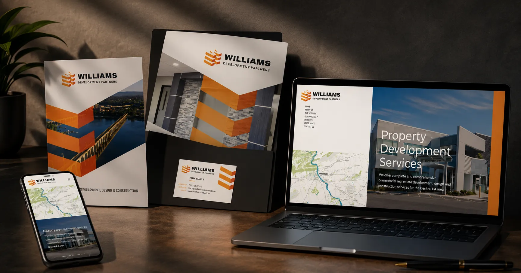 Marketing website, branding and campaign collateral for construction business